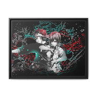 Shokugeki No Soma - Dark Yukihira Souma & Erina Nakiri Canvas Framed Art Print