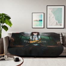 Load image into Gallery viewer, Makise Kurisu Sherpa Blanket

