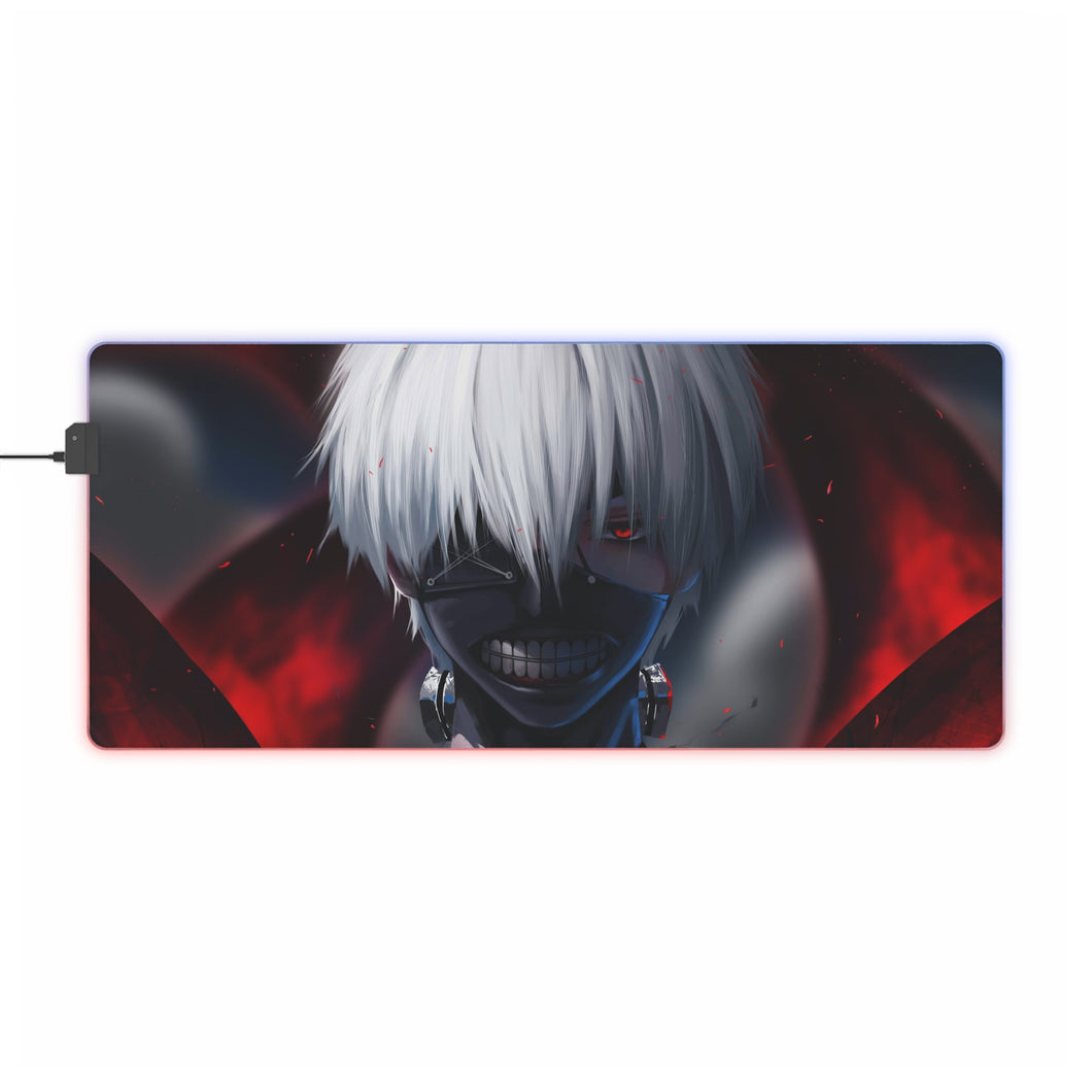 Tokyo Ghoul Ken Kaneki RGB LED Mouse Pad (Desk Mat)