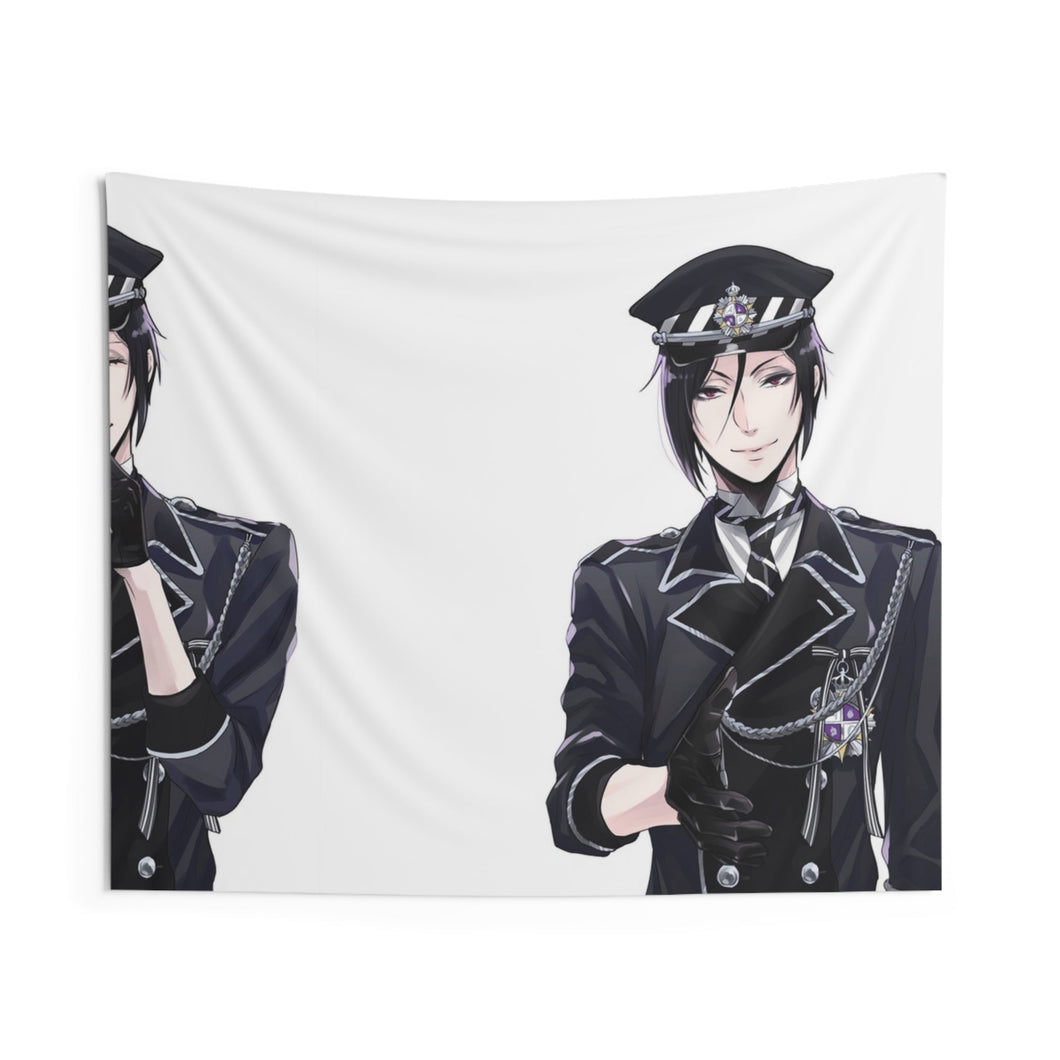 Black Butler Indoor Wall Tapestry