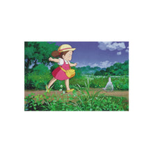 Load image into Gallery viewer, Mei behind little Totoro Rug
