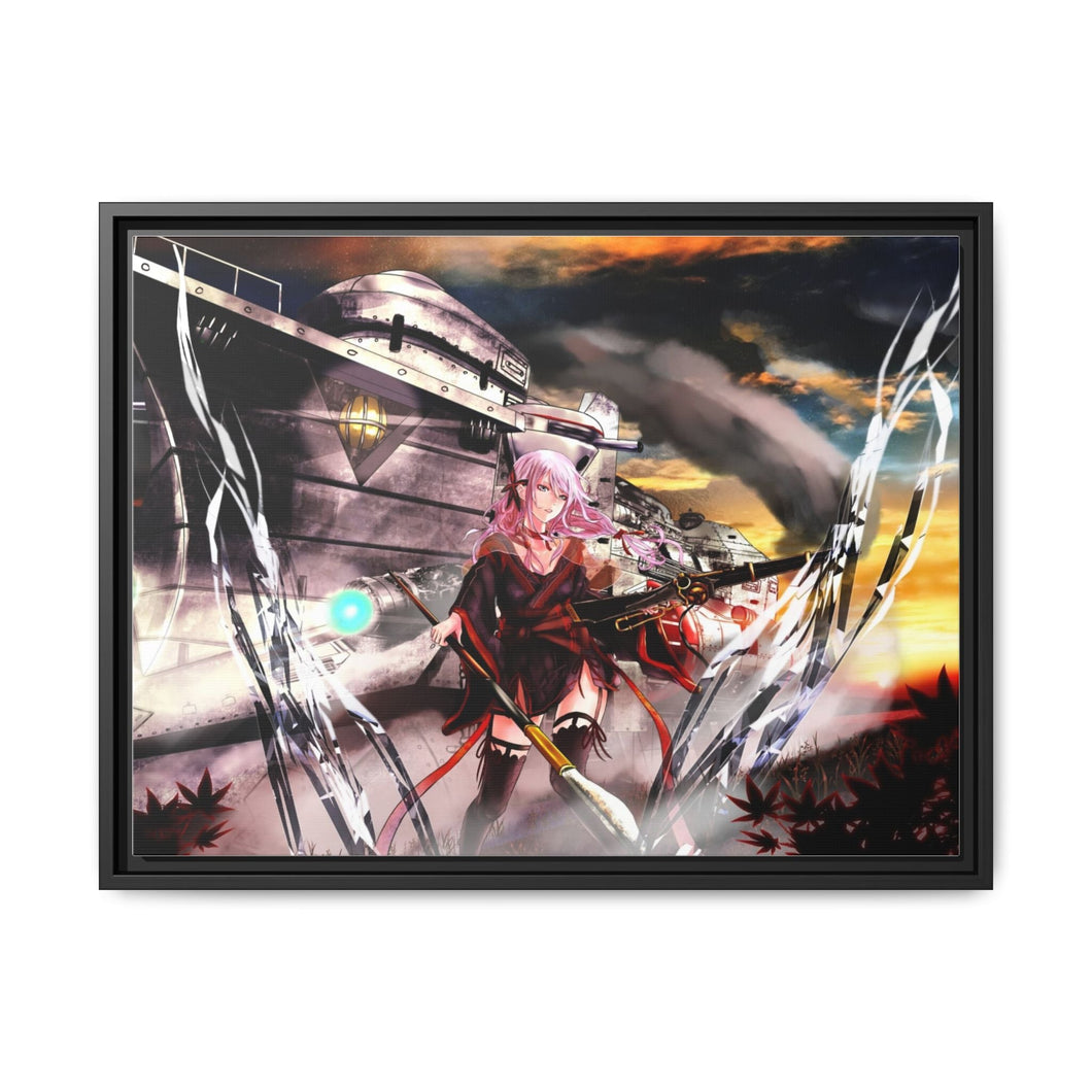 Anime Guilty Crown Canvas Framed Art Print