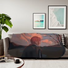 Load image into Gallery viewer, Anime Chainsaw Man Sherpa Blanket
