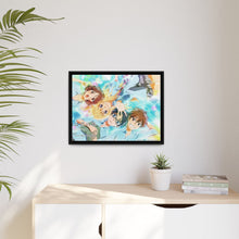 Load image into Gallery viewer, Kaori,Arima,Ryota and Tsubaki Canvas Framed Art Print
