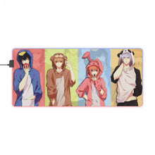 Load image into Gallery viewer, Gintama Gintoki Sakata, Kagura, Toushirou Hijikata, Okita Sougo RGB LED Mouse Pad (Desk Mat)
