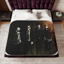 Load image into Gallery viewer, Psycho-Pass Inspecters and a villain Sherpa Blanket
