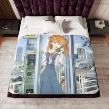 Load image into Gallery viewer, Anime Neon Genesis Evangelion Sherpa Blanket
