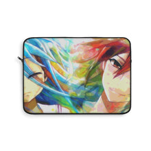 Load image into Gallery viewer, Watercolor (Sora/Shiro) Laptop Sleeve
