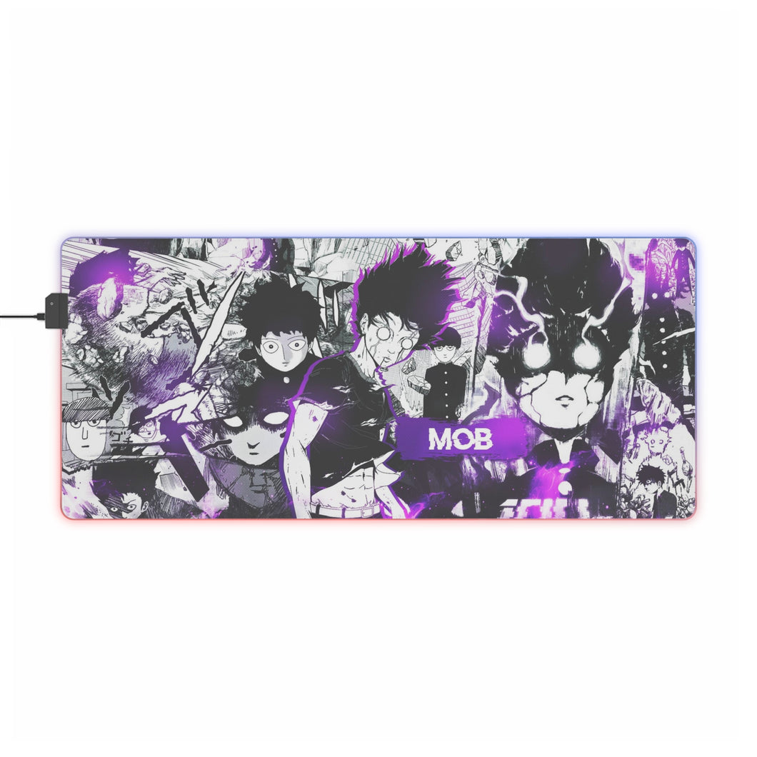 Mob Psycho 100 Shigeo Kageyama RGB LED Mouse Pad (Desk Mat)