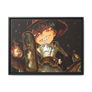 Anime Fire Force Canvas Framed Art Print