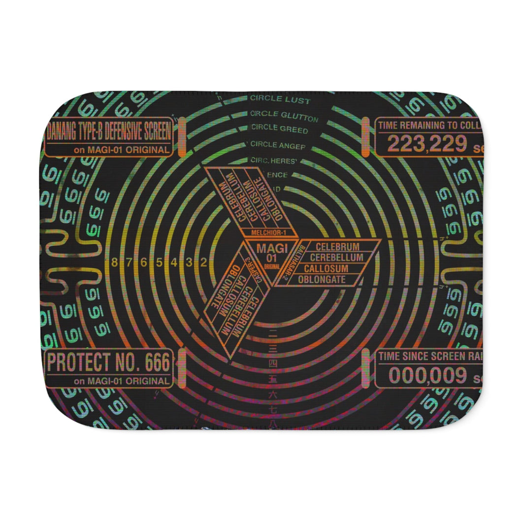 Anime Neon Genesis Evangelion Sherpa Blanket