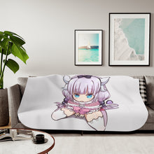 Load image into Gallery viewer, Anime Miss Kobayashi&#39;s Dragon Maid Sherpa Blanket
