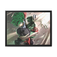 My Hero Academia Izuku Midoriya Canvas Framed Art Print