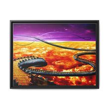Load image into Gallery viewer, The path to Kaio&#39;s planet Canvas Framed Art Print
