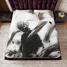 Load image into Gallery viewer, Anime Tokyo Ghoul Sherpa Blanket
