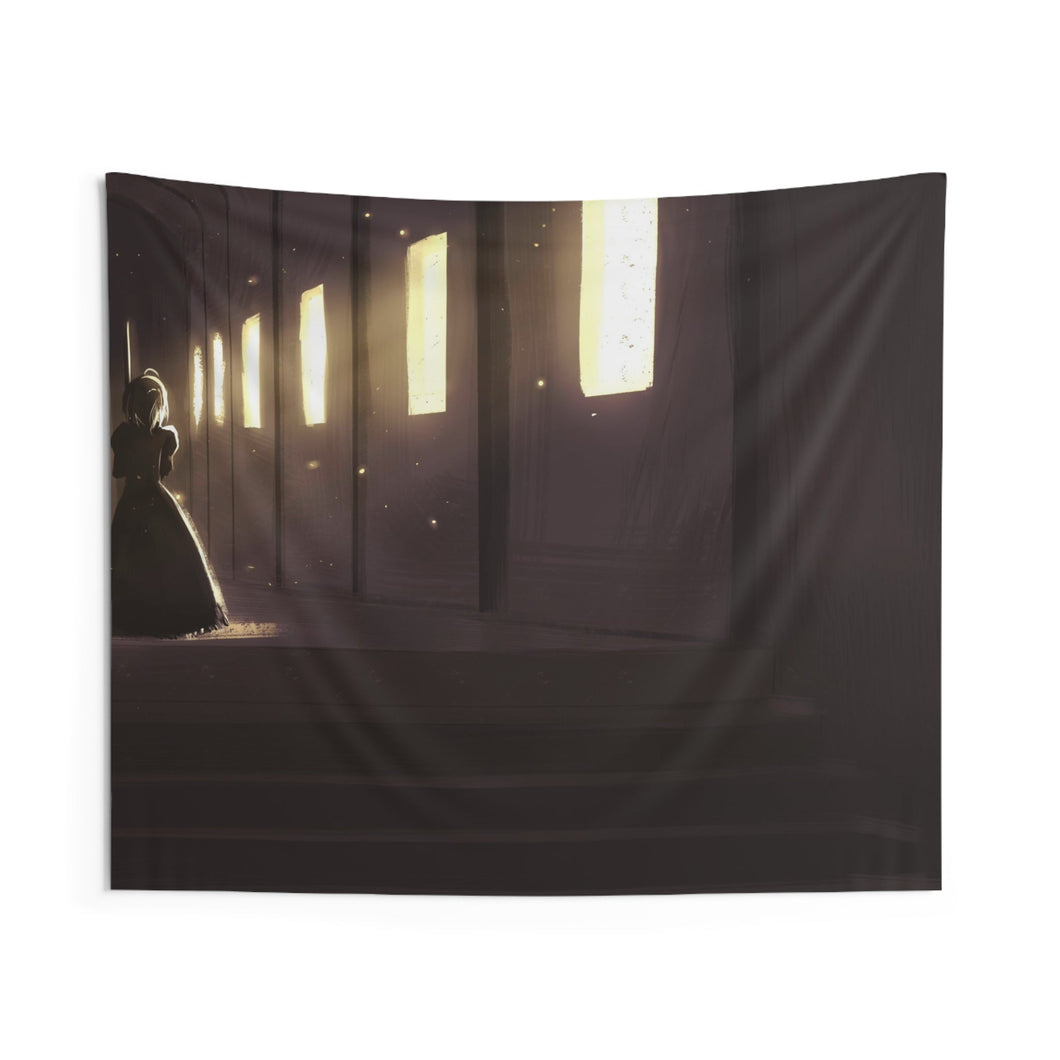 Saber (Fate Series) Indoor Wall Tapestry