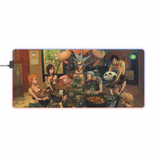 Load image into Gallery viewer, Monkey D. Luffy&#39;s crew RGB LED Mouse Pad (Desk Mat)
