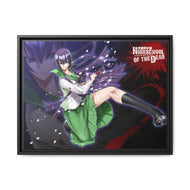 Saeko Busujima Canvas Framed Art Print