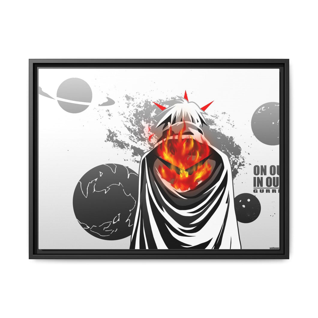 Tengen Toppa Gurren Lagann Canvas Framed Art Print