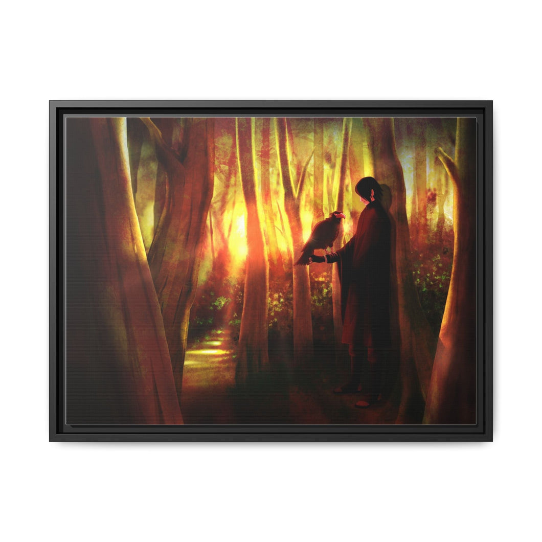 Anime Boruto Canvas Framed Art Print