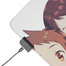 Load image into Gallery viewer, Hyouka Eru Chitanda, Satoshi Fukube, Mayaka Ibara RGB LED Mouse Pad (Desk Mat)
