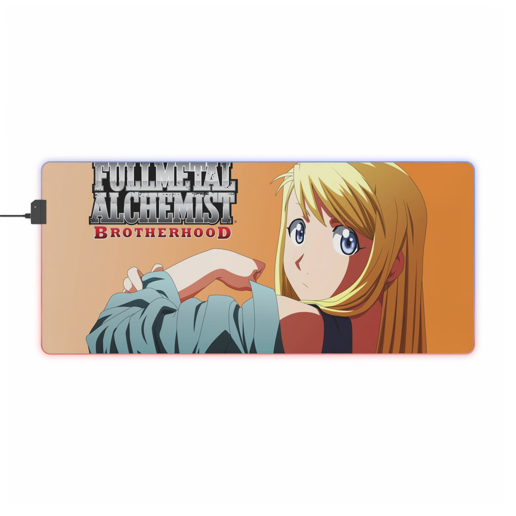 Anime FullMetal Alchemist RGB LED Mouse Pad (Desk Mat)