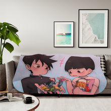 Load image into Gallery viewer, Mob Psycho 100 Shigeo Kageyama, Ritsu Kageyama Sherpa Blanket
