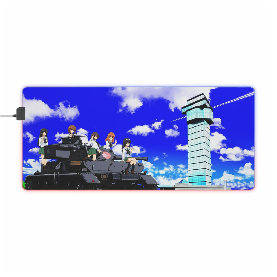 Girls und Panzer RGB LED Mouse Pad (Desk Mat)