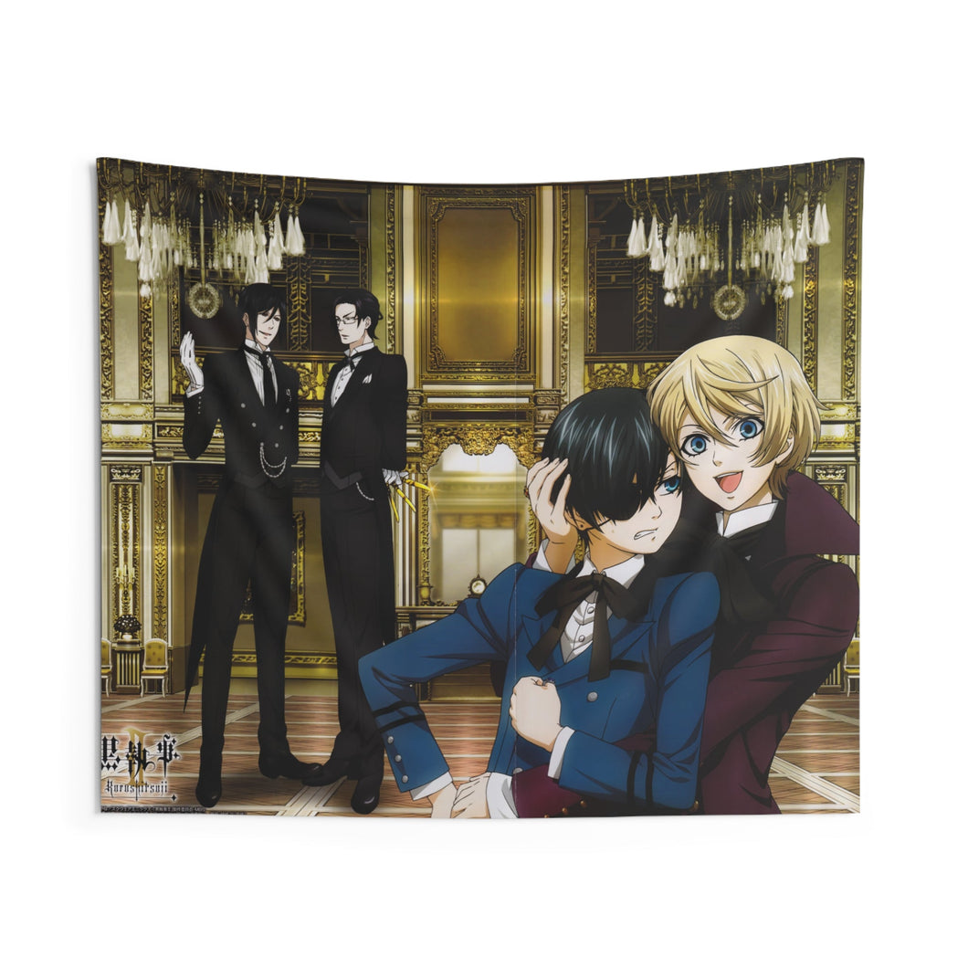 Black Butler Indoor Wall Tapestry