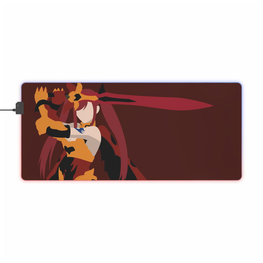 Fairy Tail Erza Scarlet RGB LED Mouse Pad (Desk Mat)