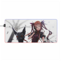Load image into Gallery viewer, Anime girl RGB LED Mouse Pad (Desk Mat)
