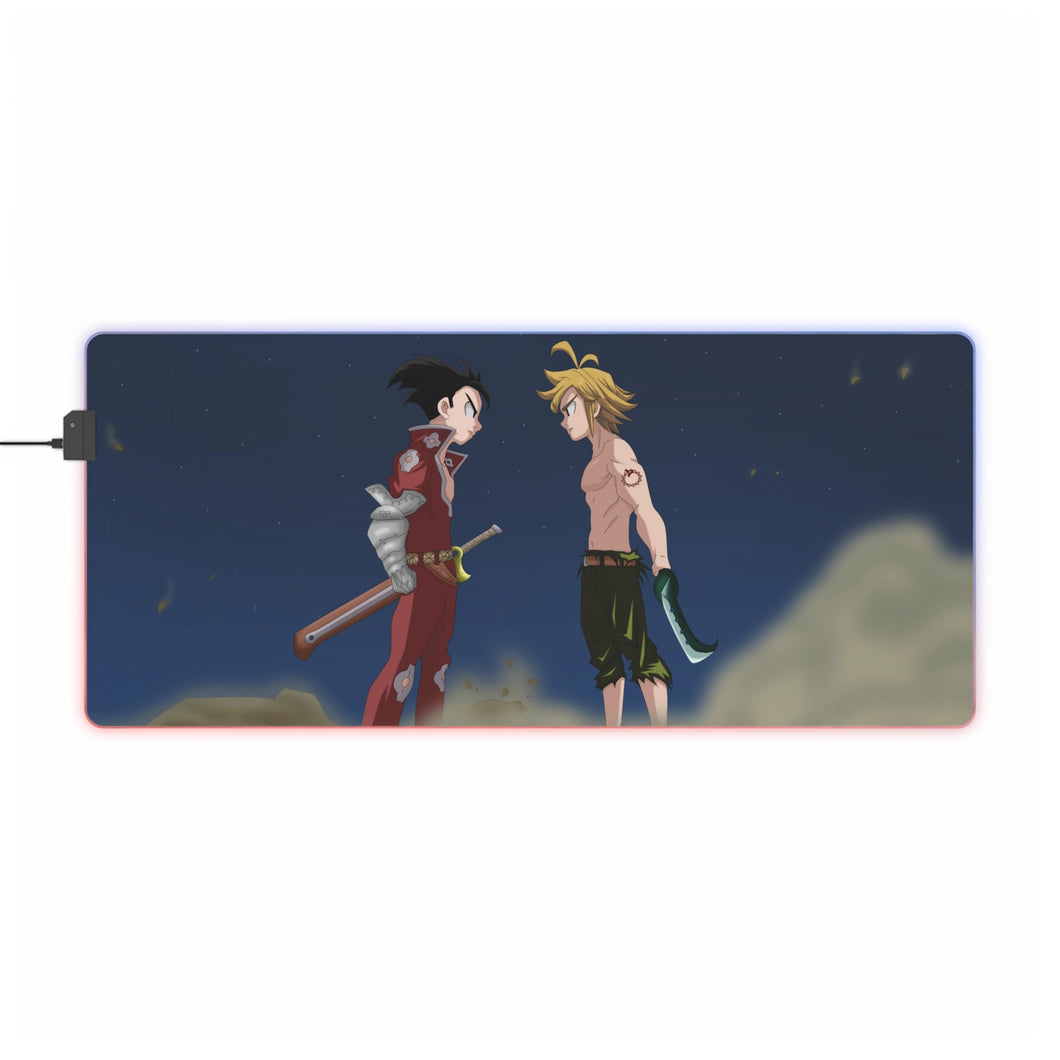 The Seven Deadly Sins Meliodas RGB LED Mouse Pad (Desk Mat)