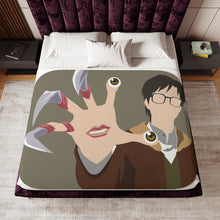 Load image into Gallery viewer, Shinichi Izumi And Miigi Minimalist Sherpa Blanket
