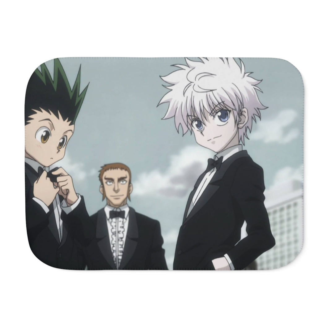 Hunter x Hunter Killua Zoldyck, Gon Freecss Sherpa Blanket