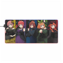 Load image into Gallery viewer, The Quintessential Quintuplets RGB LED Mouse Pad (Desk Mat)
