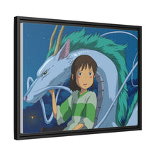 Load image into Gallery viewer, Anime Spirited Away Canvas Framed Art Print
