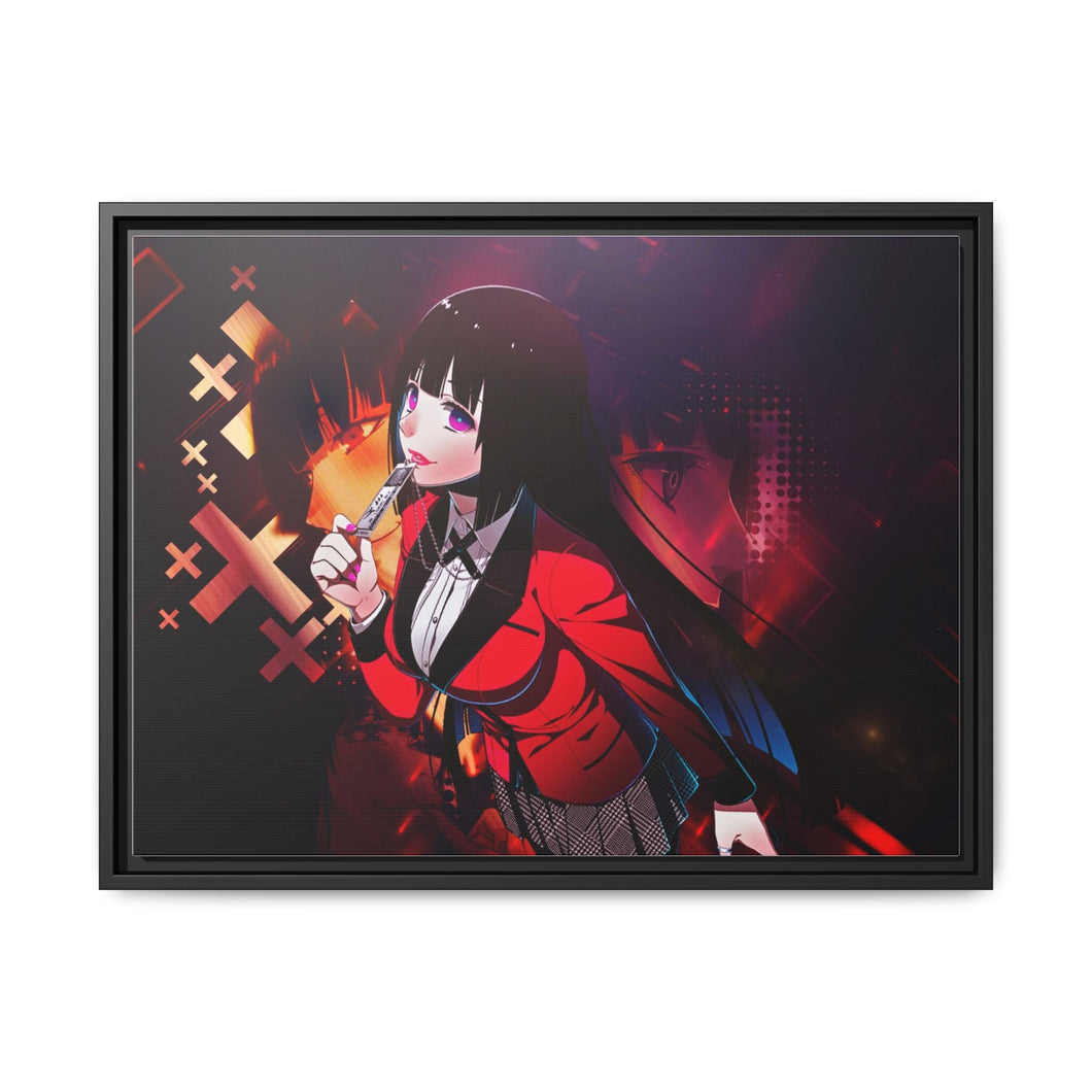 Yumeko Jabami Canvas Framed Art Print