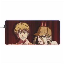 Load image into Gallery viewer, Chainsaw Man RGB LED Mouse Pad (Desk Mat)

