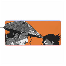 Load image into Gallery viewer, Shunsui Kyōraku &amp; Nanao Ise RGB LED Mouse Pad (Desk Mat)
