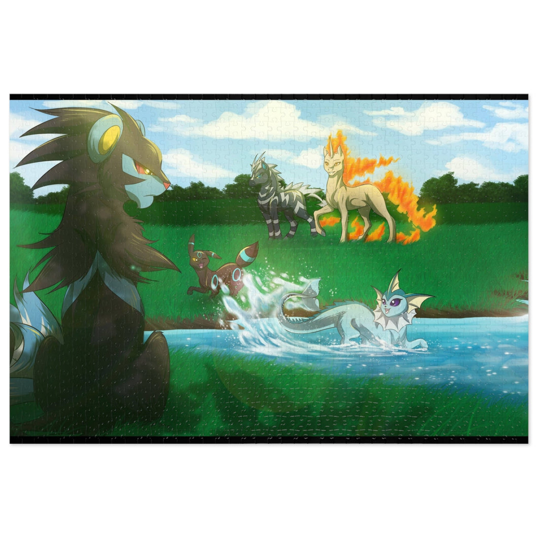 Pokemon team Jigsaw Puzzle