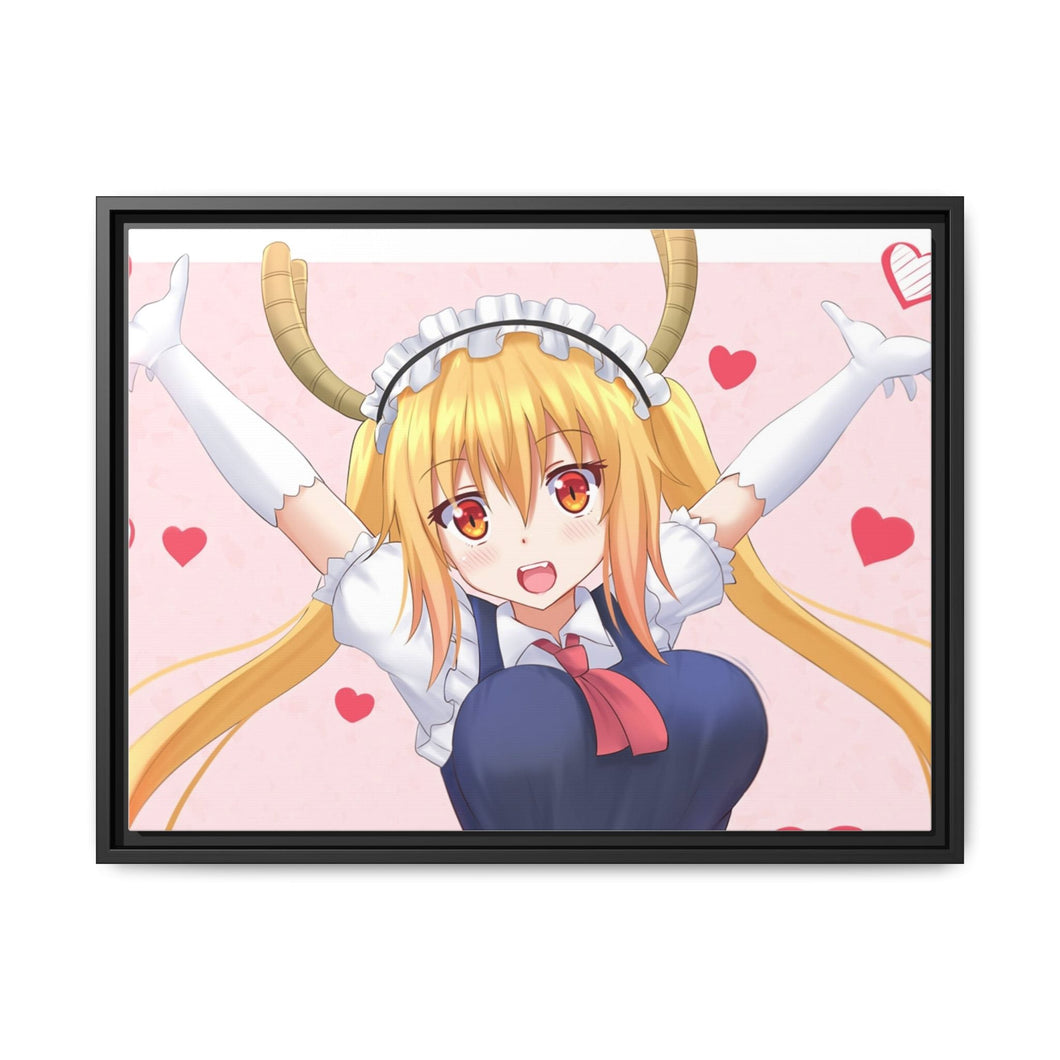 Anime Miss Kobayashi's Dragon Maid Canvas Framed Art Print