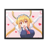 Anime Miss Kobayashi's Dragon Maid Canvas Framed Art Print
