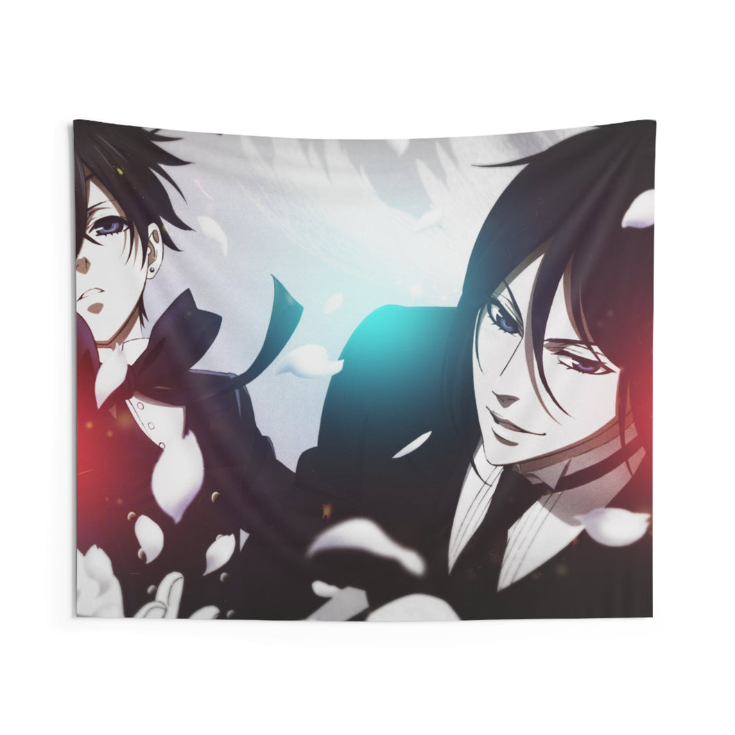 Black Butler Indoor Wall Tapestry