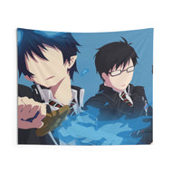Blue Exorcist Rin Okumura, Yukio Okumura Indoor Wall Tapestry