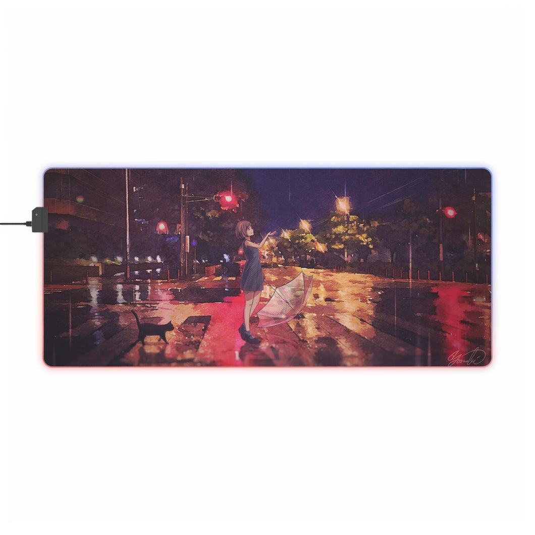 Anime Original RGB LED Mouse Pad (Desk Mat)