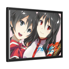 Load image into Gallery viewer, Akame and Kurome Canvas Framed Art Print
