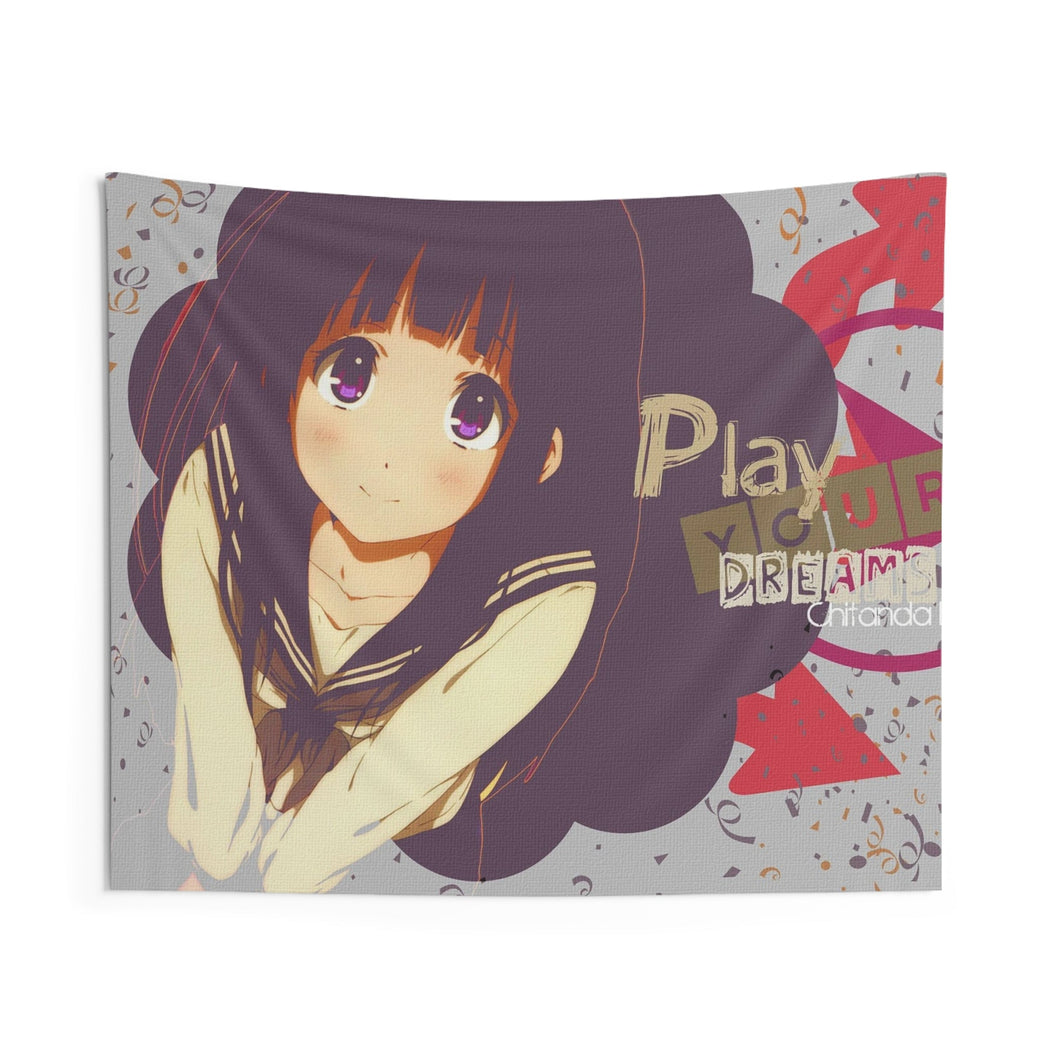 Eru Chitanda - Play your dream Indoor Wall Tapestry