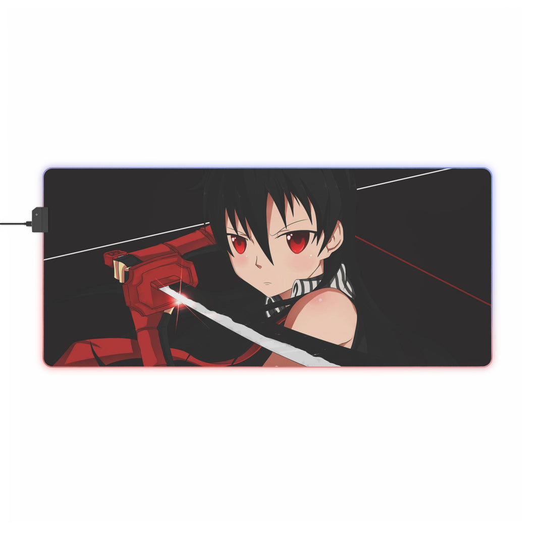 Anime Akame ga Kill! RGB LED Mouse Pad (Desk Mat)