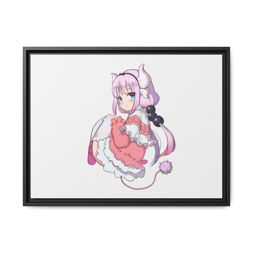 Anime Miss Kobayashi's Dragon Maid Canvas Framed Art Print