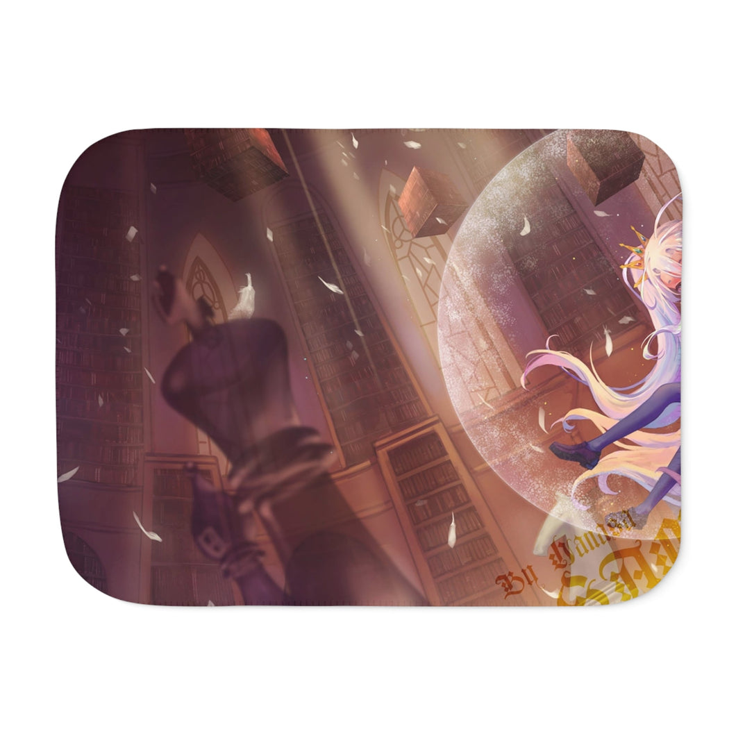 Sora and Shiro Sherpa Blanket